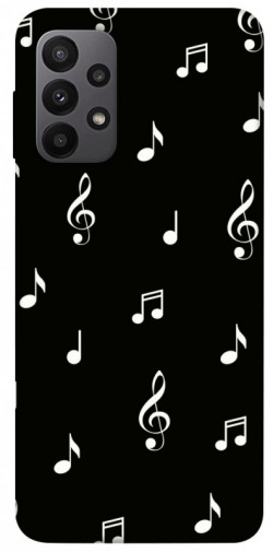 Чехол itsPrint Notes on black для Samsung Galaxy A23 4G