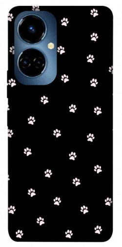 Чехол itsPrint Лапки для TECNO Camon 19 (CI6n) / 19 Pro (CI8n)