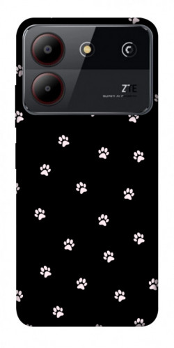 Чехол itsPrint Лапки для ZTE Blade A54 4G