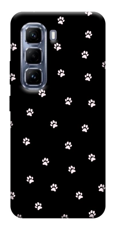 Чехол itsPrint Лапки для Infinix Hot 50 Pro, паттерн, купить оптом с доставкой