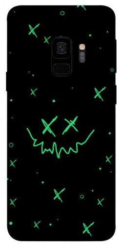 Чехол itsPrint Green smile для Samsung Galaxy S9