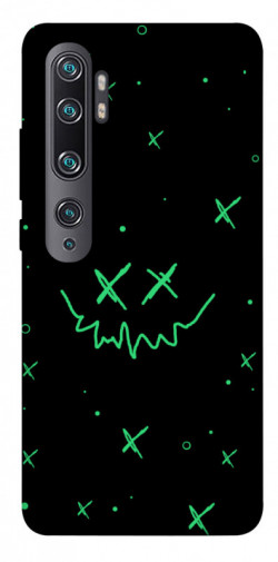 Чехол itsPrint Green smile для Xiaomi Mi Note 10 / Note 10 Pro / Mi CC9 Pro