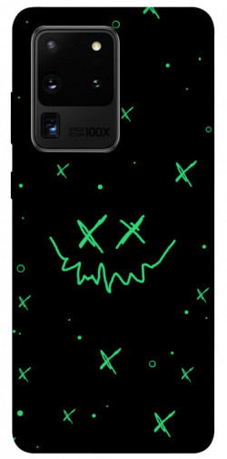 Чехол itsPrint Green smile для Samsung Galaxy S20 Ultra
