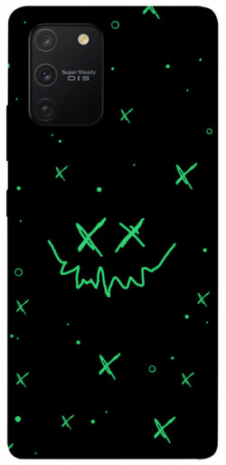 Чехол itsPrint Green smile для Samsung Galaxy S10 Lite