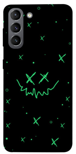 Чехол itsPrint Green smile для Samsung Galaxy S21