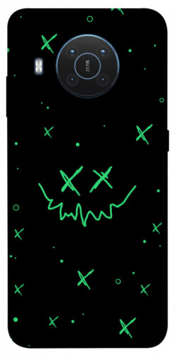Чехол itsPrint Green smile для Nokia X10 / X20