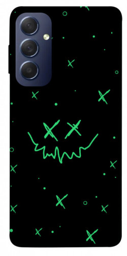 Чехол itsPrint Green smile для Samsung Galaxy M54 5G