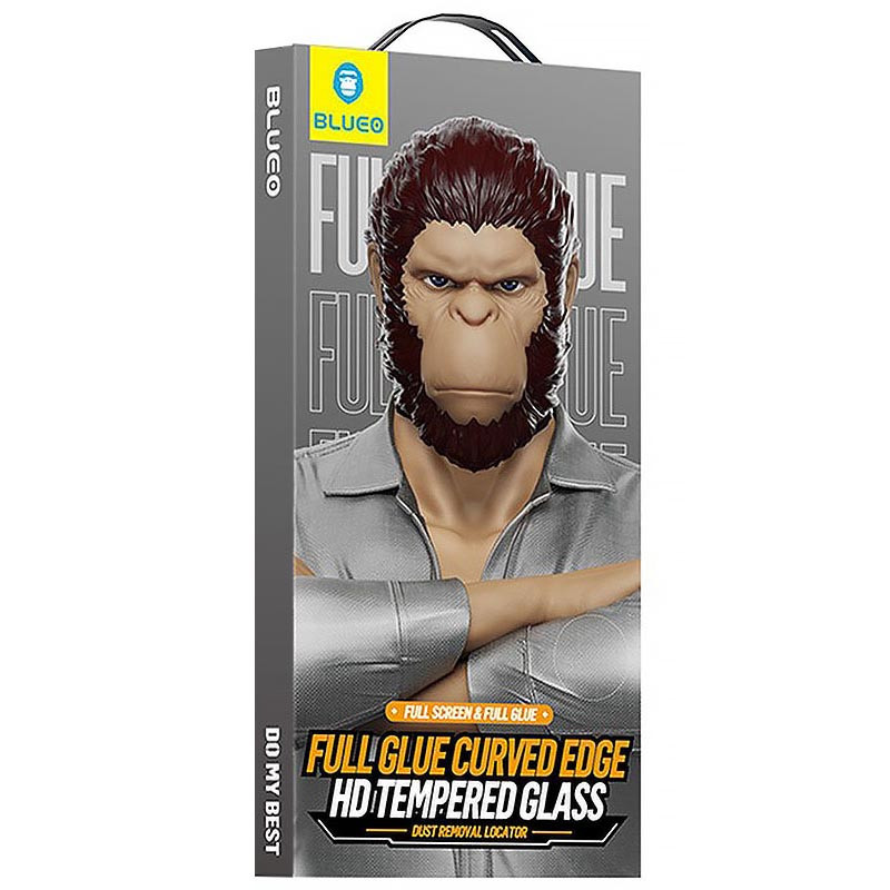 Загартоване захисне скло 3D Blueo Hot Bending Glass для Apple iPhone 15 Pro Max (6.7) | Гаряче 3D формування | дивитися фото №6