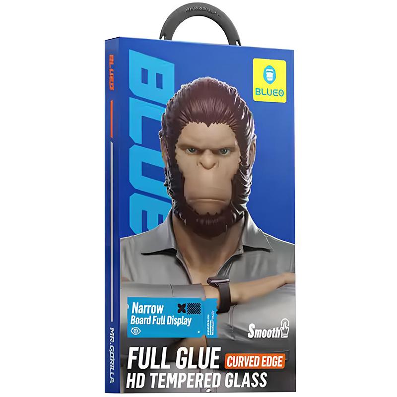 Загартоване захисне скло 3D Blueo Hot Bending Glass для Apple iPhone 16 Pro (6.3) | Гаряче 3D формування | на малюнкі №6