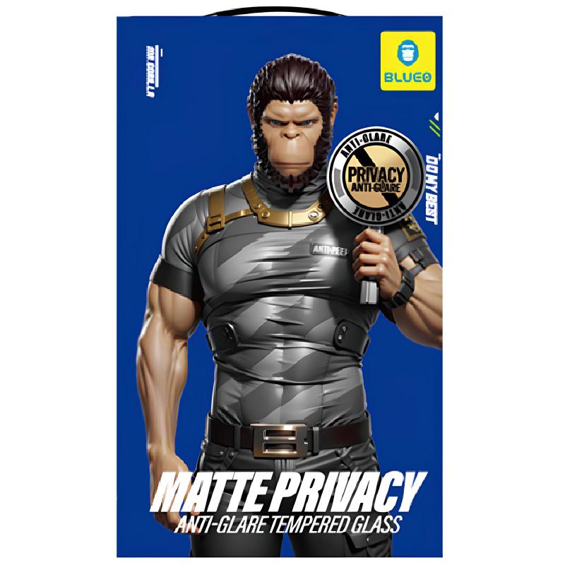 Антишпигун скло Blueo Anti-Peep Full Cover HD для Apple iPhone 17 Pro Max (6.9) | Privacy Glass на малюнкі №3
