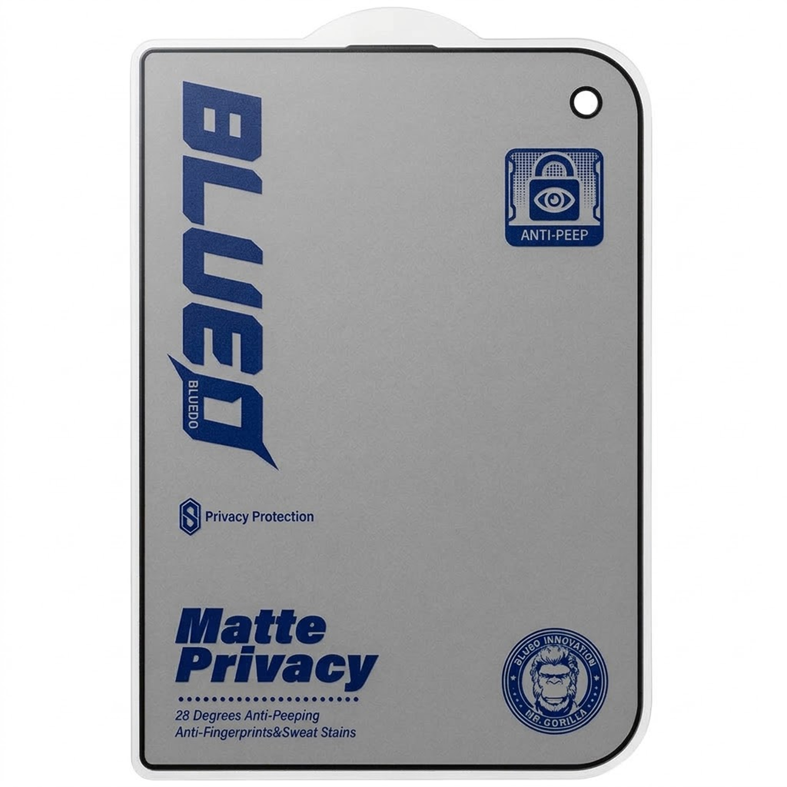 Защитное 2.5D стекло Blueo Full Cover Anti-Peep Matte для Apple iPhone Duo (5.4"), Черный 1, Закаленное стекло, купить оптом с доставкой