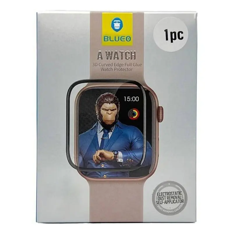 Полимерная 3D пленка Blueo High-Molecule для Apple Watch 40mm (+ аппликатор), Черный 4, Пленка, купить оптом с доставкой
