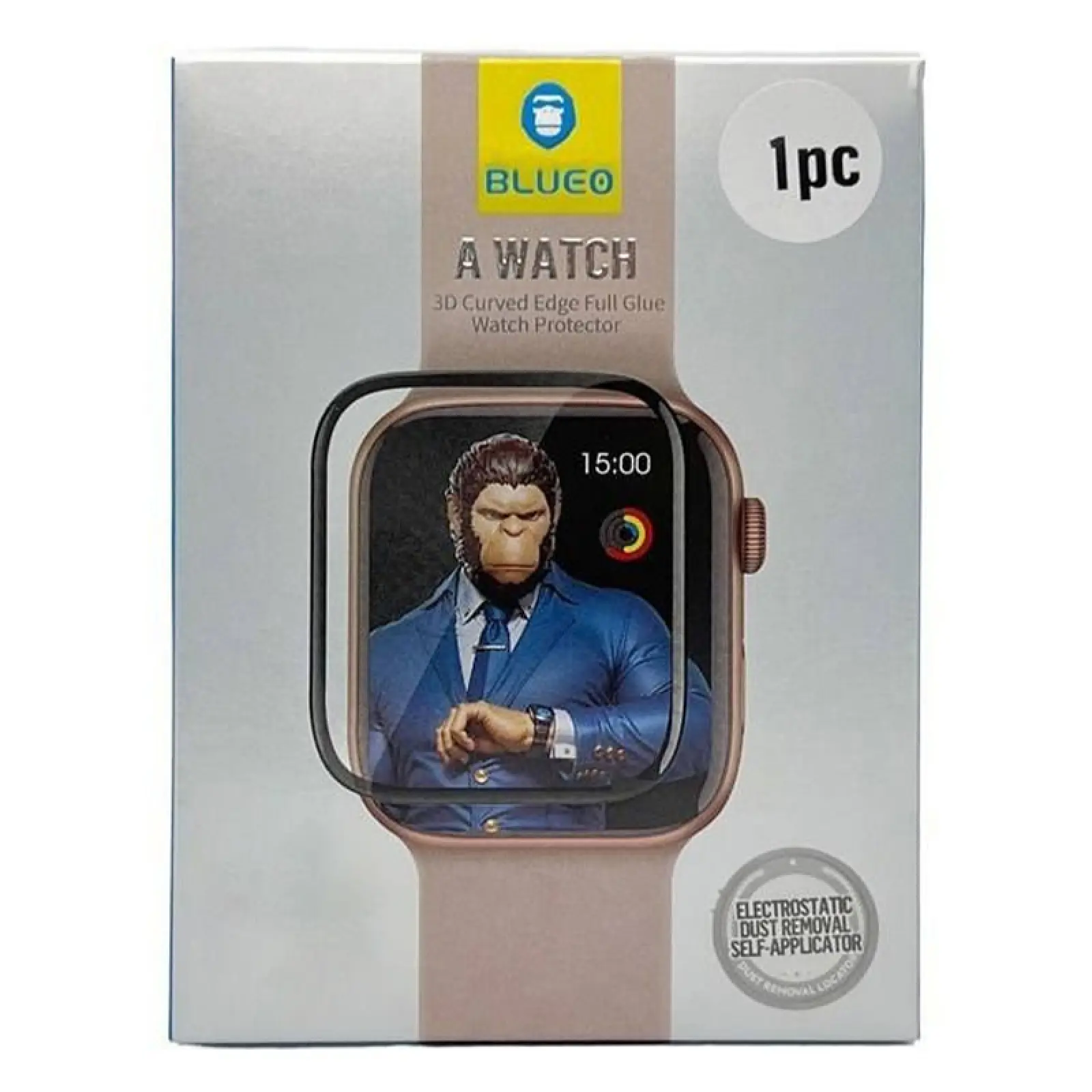 Полимерная 3D пленка Blueo High-Molecule для Apple Watch 10/11 46mm (+ аппликатор), Черный 4, Пленка, купить оптом с доставкой