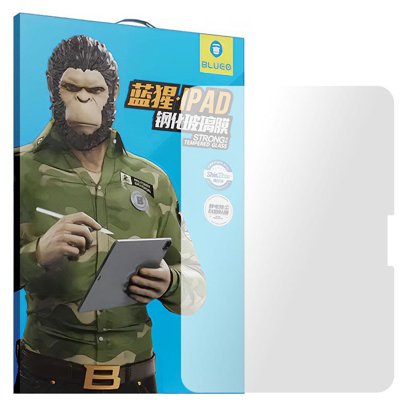 Закаленное защитное стекло Blueo HD для Apple iPad Pro 11 (2024-25) | Без рамки, на картинке №1