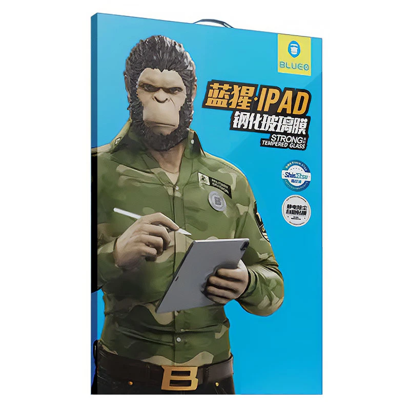 Защитное стекло Blueo HD для Apple iPad Pro 11" (2024-25), Прозрачный 3, Закаленное стекло, купить оптом с доставкой
