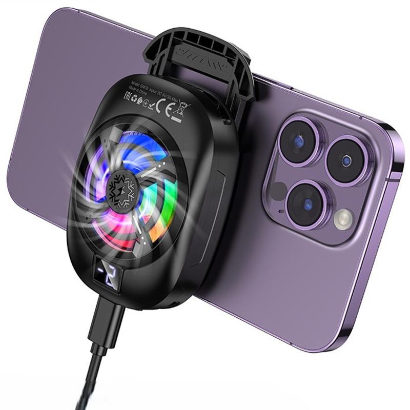 Охолоджуючий кулер для мобільного телефону Hoco GM76 Blue diamond на малюнкі №4