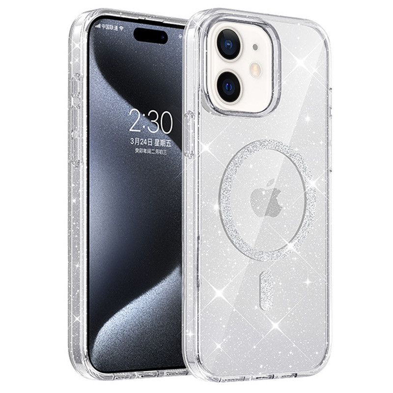 Блискучий чохол Eclipse Sparkle with MagSafe для Apple iPhone 11 (6.1) | Galaxy MagFit на малюнкі №1
