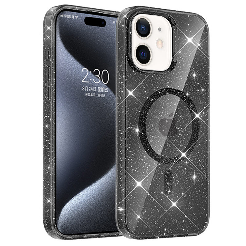 Блискучий чохол Eclipse Sparkle with MagSafe для Apple iPhone 11 (6.1) | Galaxy MagFit на малюнкі №1