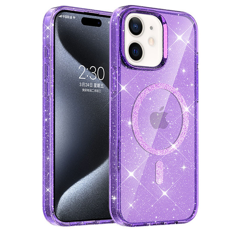 Блискучий чохол Eclipse Sparkle with MagSafe для Apple iPhone 11 (6.1) | Galaxy MagFit на малюнкі №1