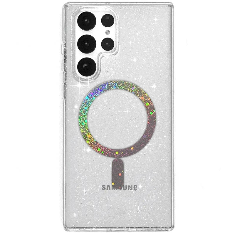 Сверкающий чехол Eclipse Sparkle with MagSafe для Samsung Galaxy S25 Ultra | Galaxy MagFit на картинке №1