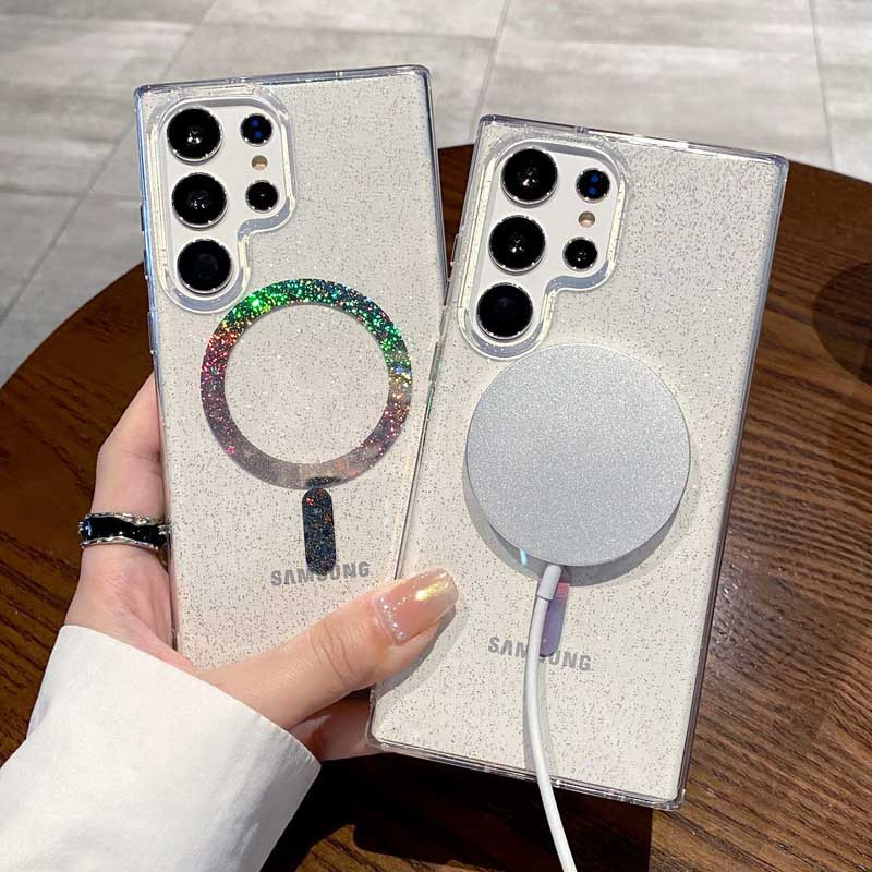 Сверкающий чехол Eclipse Sparkle with MagSafe для Samsung Galaxy S25 Ultra | Galaxy MagFit на картинке №4