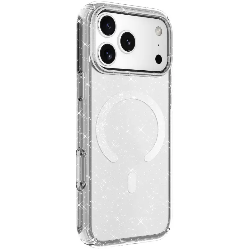 Чехол TPU Eclipse Sparkle Magnetic Fit для Apple iPhone 17 Pro (6.3"), Clear 1, TPU, купить оптом с доставкой