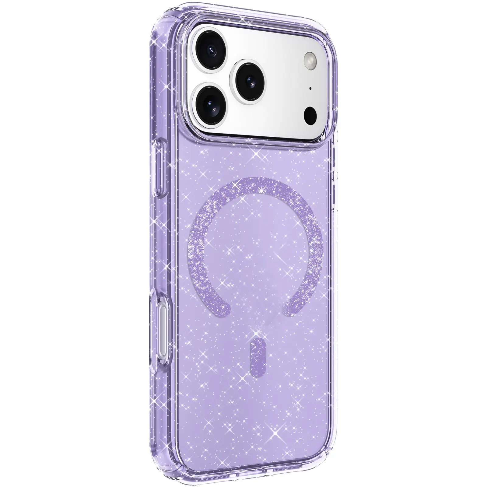 Чехол TPU Eclipse Sparkle Magnetic Fit для Apple iPhone 17 Pro (6.3"), Purple 1, TPU, купить оптом с доставкой