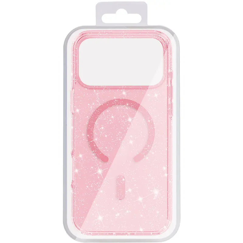 Чехол TPU Eclipse Sparkle Magnetic Fit для Apple iPhone 17 Pro Max (6.9"), Pink 4, TPU, купить оптом с доставкой