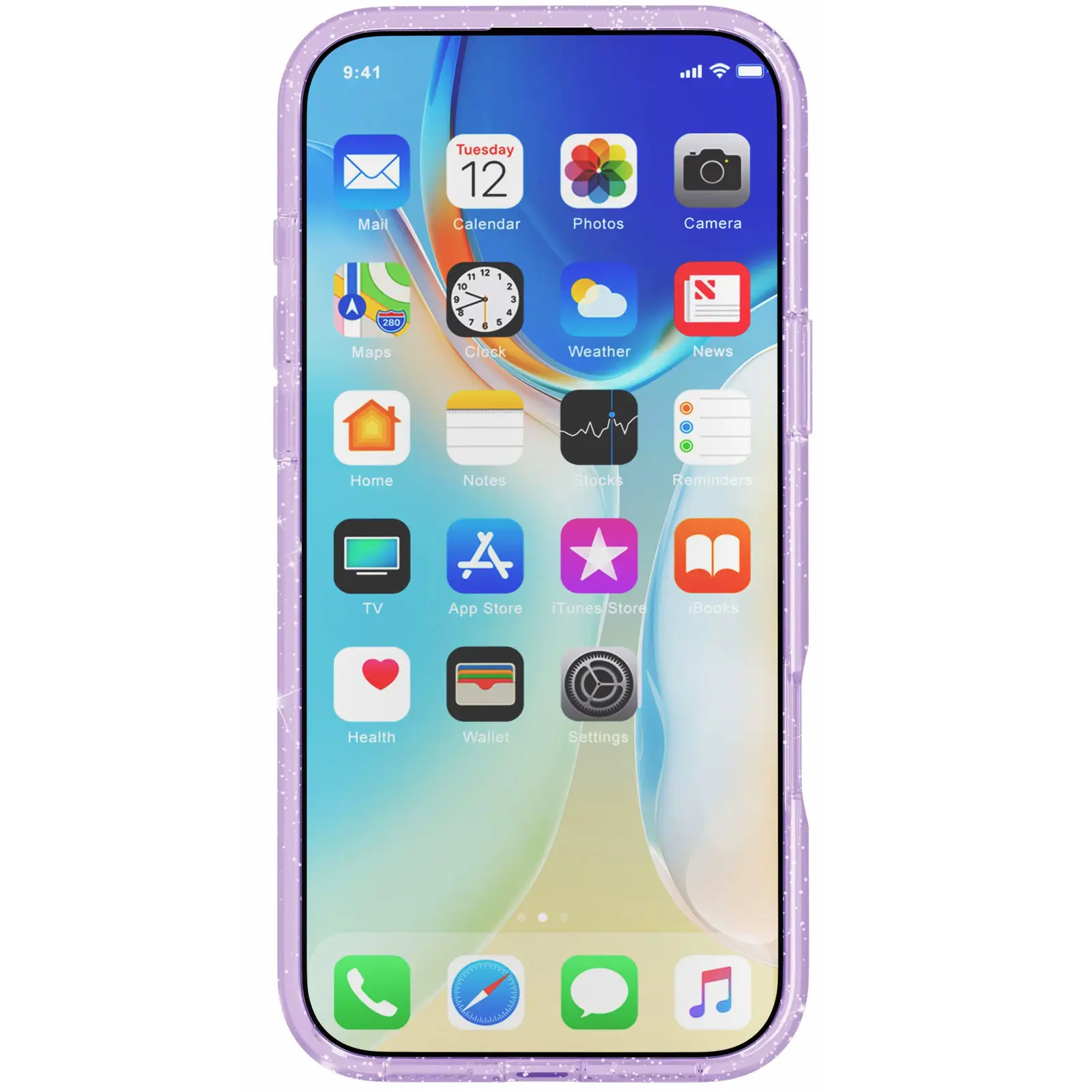 Чехол TPU Eclipse Sparkle Magnetic Fit для Apple iPhone 17 Pro Max (6.9"), Purple 2, TPU, купить оптом с доставкой