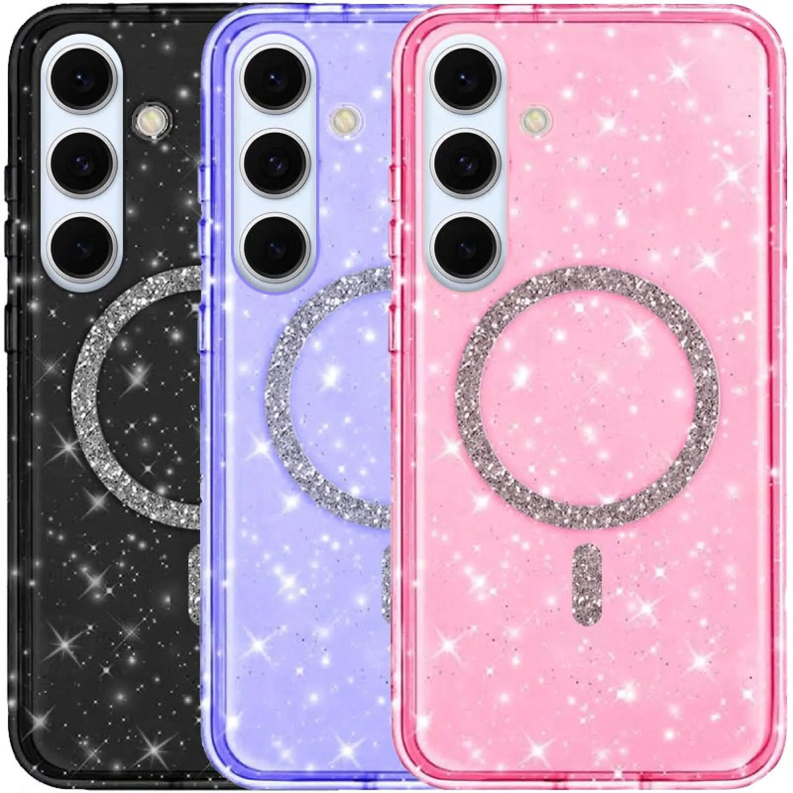 Чехол TPU Eclipse Sparkle Magnetic Fit для Samsung Galaxy S26+, TPU, купить оптом с доставкой