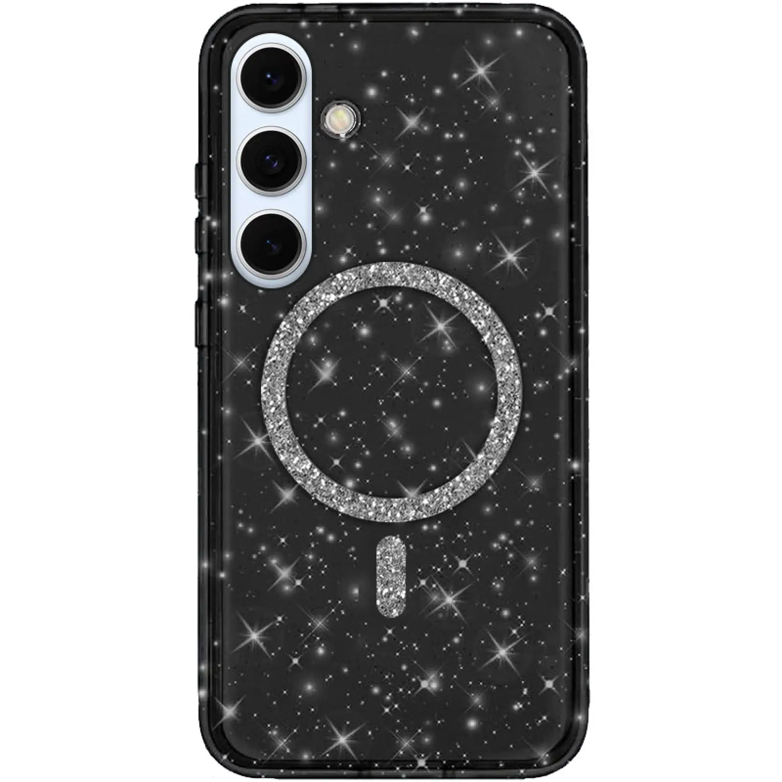 Чехол TPU Eclipse Sparkle Magnetic Fit для Samsung Galaxy S26+, Black, TPU, купить оптом с доставкой
