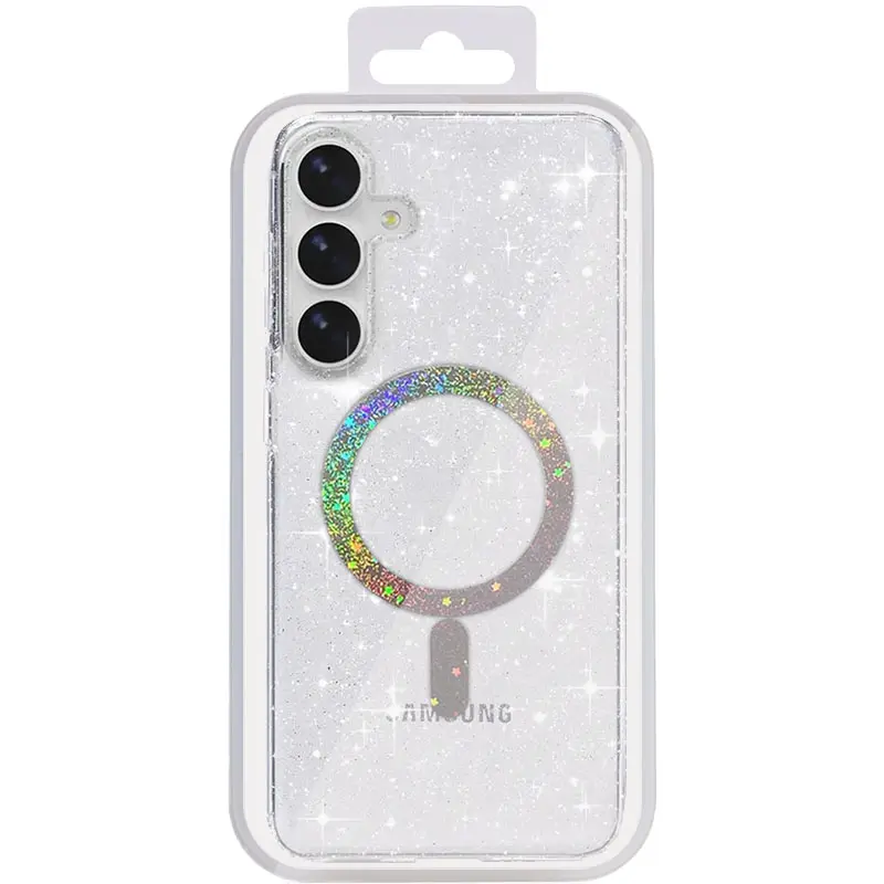 Чехол TPU Eclipse Sparkle Magnetic Fit для Samsung Galaxy S26+, Clear 2, TPU, купить оптом с доставкой