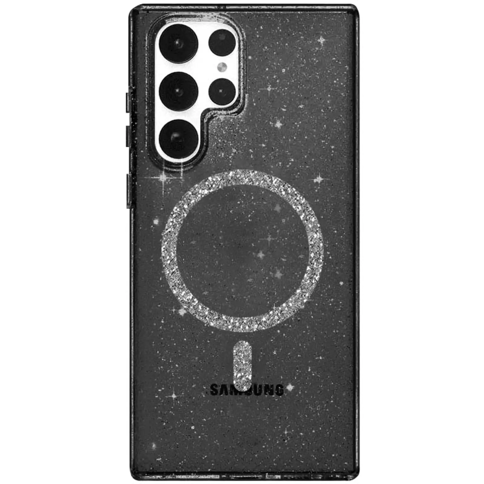 Чехол TPU Eclipse Sparkle Magnetic Fit для Samsung Galaxy S26 Ultra, Black, TPU, купить оптом с доставкой