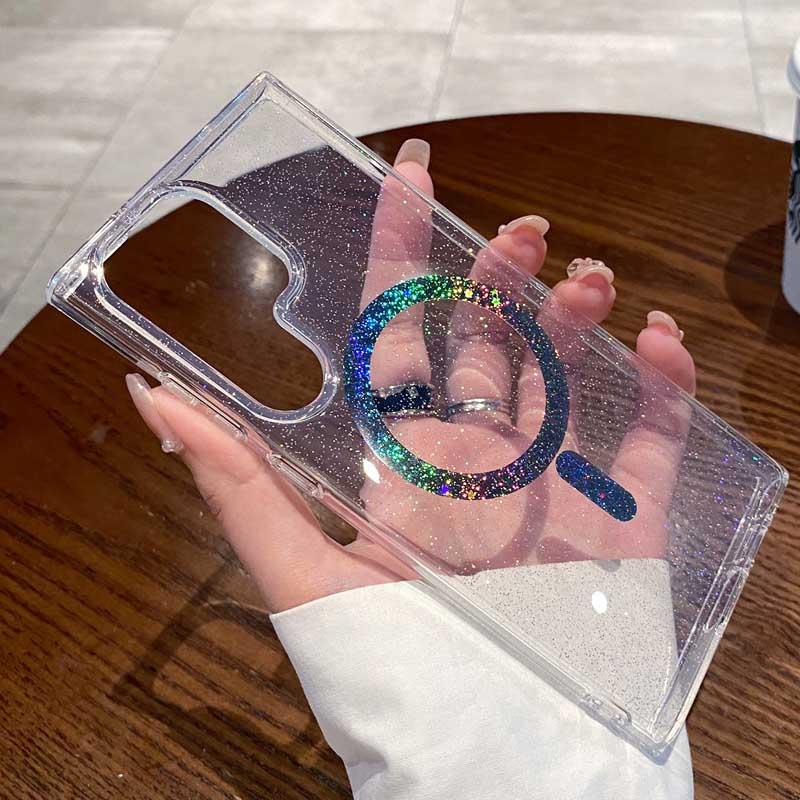 Блискучий чохол Eclipse Sparkle with MagSafe для Samsung Galaxy S26 Ultra | Galaxy MagFit на малюнкі №3