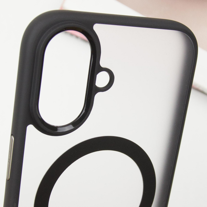 Чехол Blueo Skin Friendly Frosted with MagSafe для Apple iPhone 16 (6.1) |TPU+PC| на картинке №5