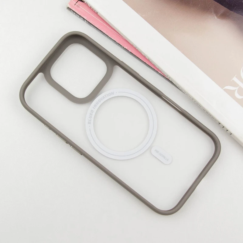 TPU+PC чохол Blueo Skin Friendly Frosted with MagSafe для Apple iPhone 16 Pro (6.3"), Сірий / Grey 2, TPU+PC, купити оптом з доставкою