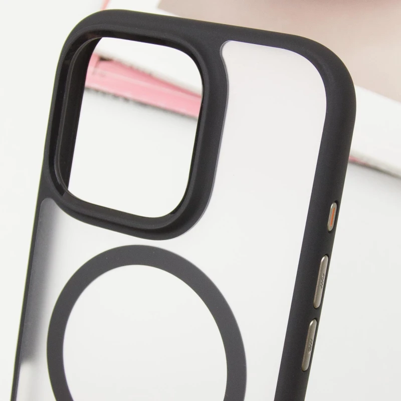 TPU+PC чохол Blueo Skin Friendly Frosted with MagSafe для Apple iPhone 16 Pro (6.3"), Чорний / Black 5, TPU+PC, купити оптом з доставкою