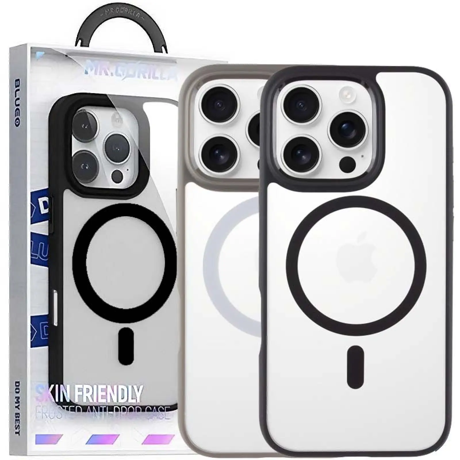 TPU+PC чехол Blueo Skin Friendly Frosted with MagSafe для Apple iPhone 16 Pro Max (6.9"), TPU+PC, купить оптом с доставкой