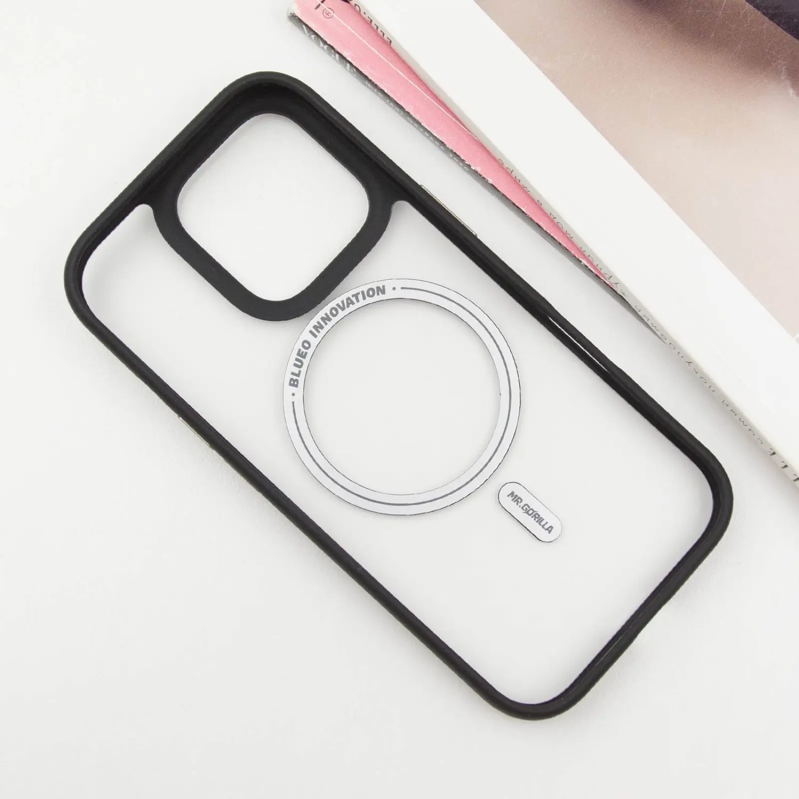 TPU+PC чехол Blueo Skin Friendly Frosted with MagSafe для Apple iPhone 16 Pro Max (6.9"), Черный 2, TPU+PC, купить оптом с доставкой