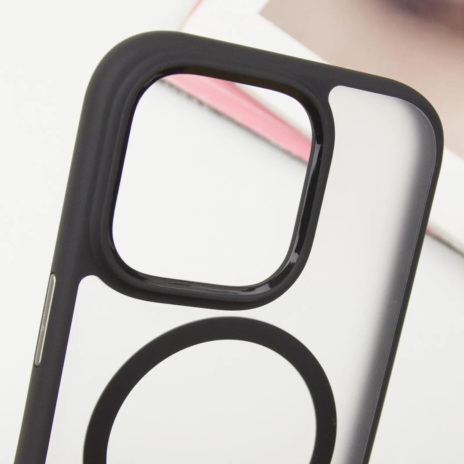 TPU+PC чехол Blueo Skin Friendly Frosted with MagSafe для Apple iPhone 16 Pro Max (6.9"), Черный 3, TPU+PC, купить оптом с доставкой