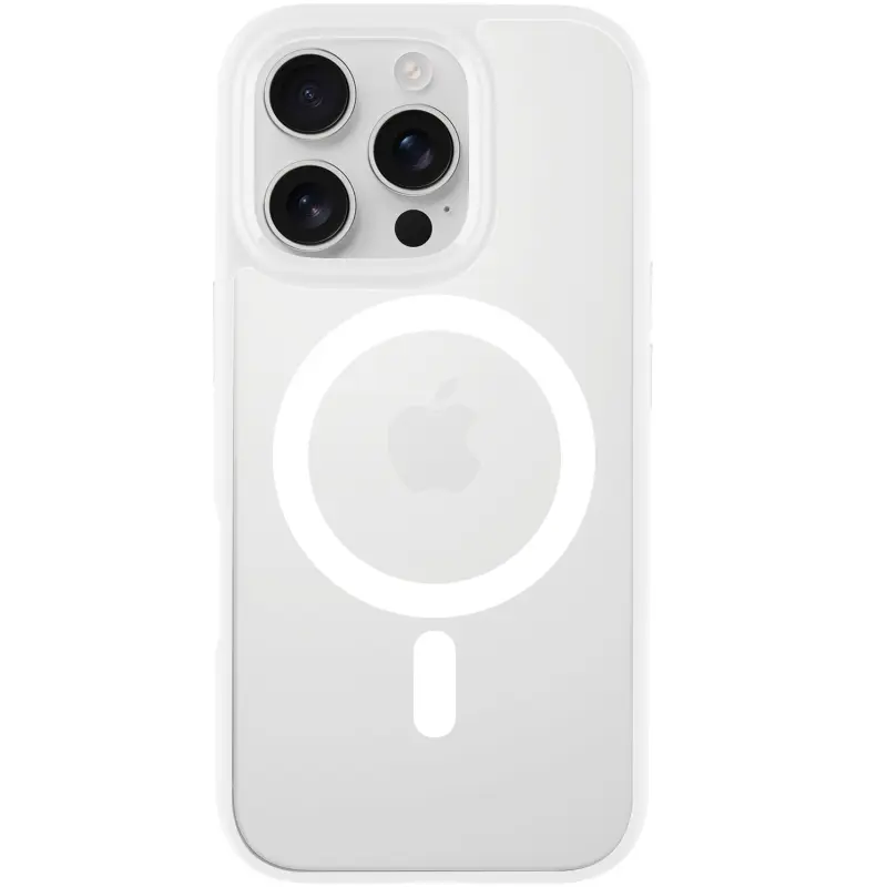 TPU+PC чохол Blueo Skin Friendly Frosted with MagSafe для Apple iPhone 16 Pro Max (6.9"), Білий / White, TPU+PC, купити оптом з доставкою