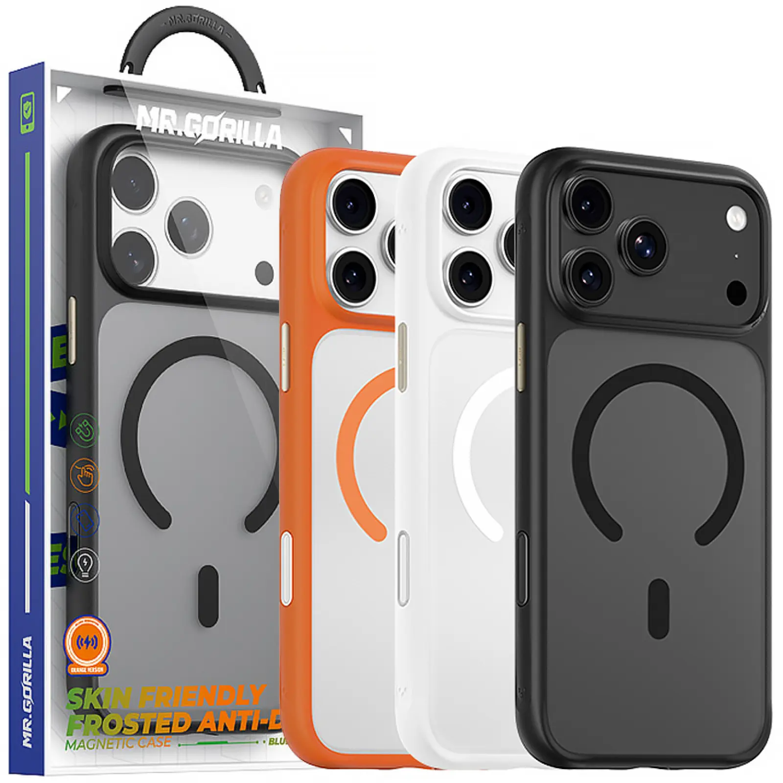 TPU+PC чехол Blueo Skin Friendly Frosted with MagSafe для Apple iPhone 17 Pro Max (6.9"), TPU+PC, купить оптом с доставкой