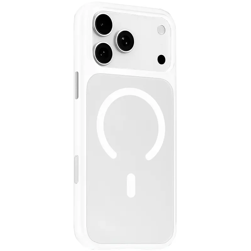 TPU+PC чехол Blueo Skin Friendly Frosted with MagSafe для Apple iPhone 17 Pro Max (6.9"), Белый / White, TPU+PC, купить оптом с доставкой