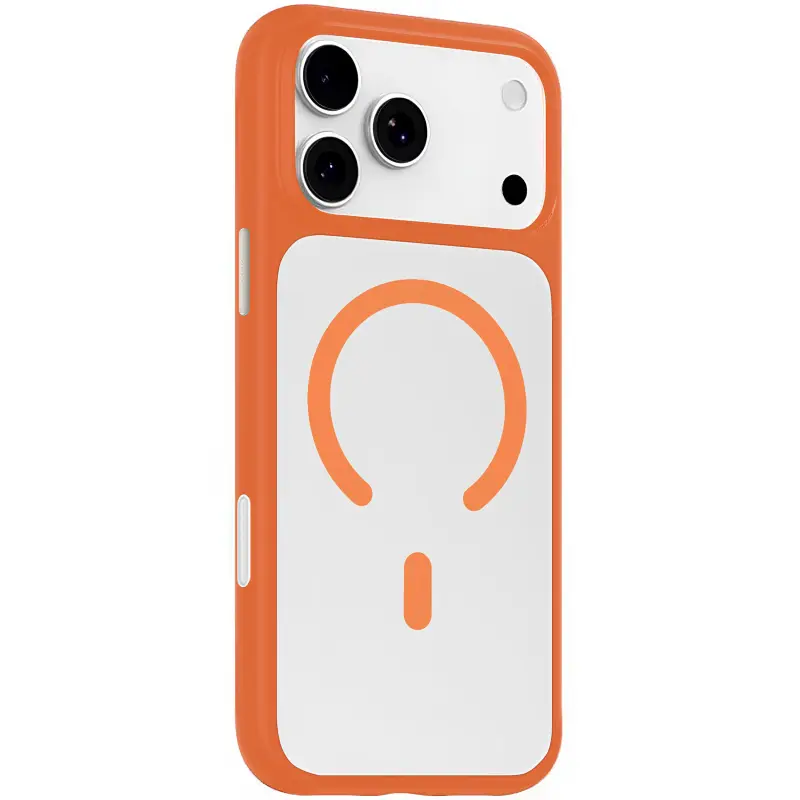 TPU+PC чехол Blueo Skin Friendly Frosted with MagSafe для Apple iPhone 17 Pro Max (6.9"), Оранжевый / Orange, TPU+PC, купить оптом с доставкой