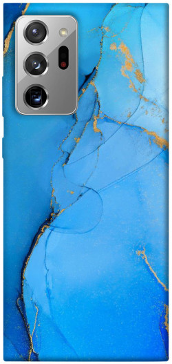 Чехол itsPrint Синий с золотом для Samsung Galaxy Note 20 Ultra