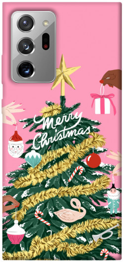 Чехол itsPrint Праздничная елка для Samsung Galaxy Note 20 Ultra
