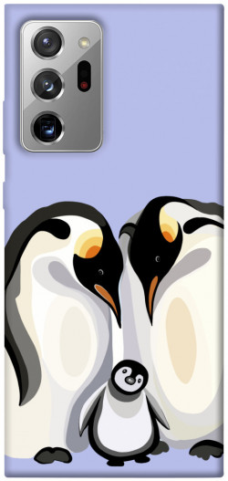 Чохол itsPrint Penguin family для Samsung Galaxy Note 20 Ultra