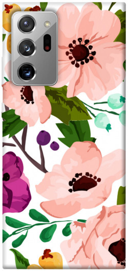 Чехол itsPrint Акварельные цветы для Samsung Galaxy Note 20 Ultra