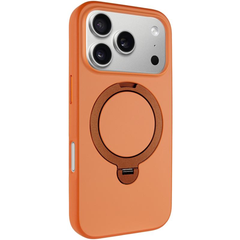 Чехол Metal Buttons with MagSafe Colorful HQ Ring для Apple iPhone 17 Pro (6.3) |TPU+PC| на картинке №1