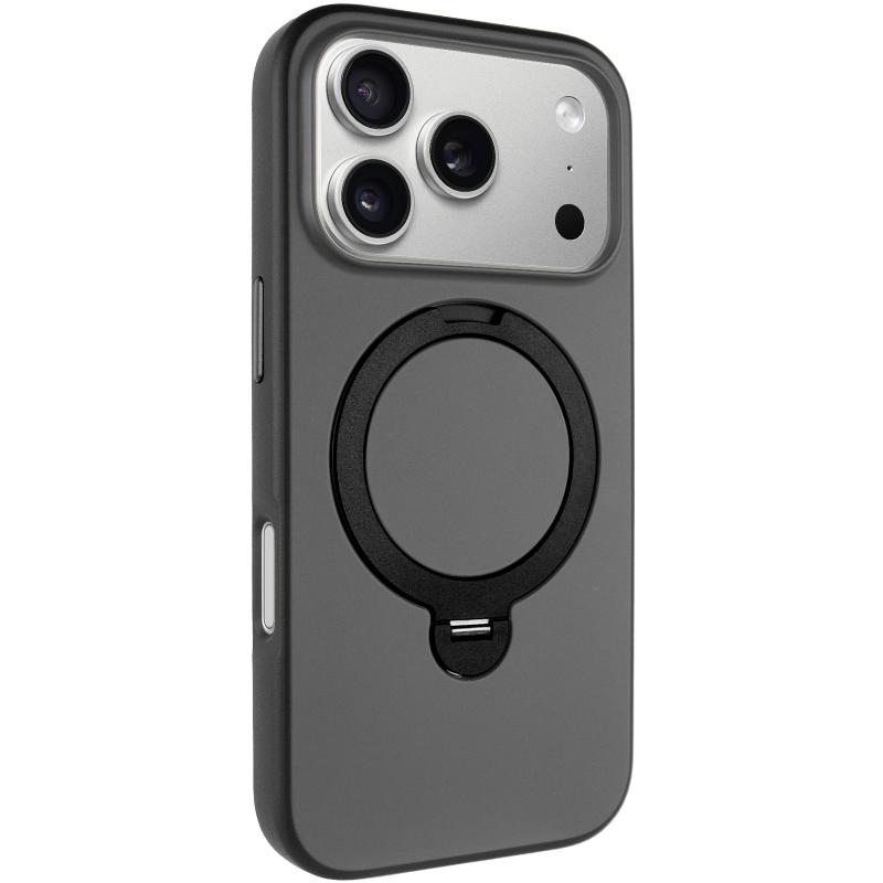 Чехол Metal Buttons with MagSafe Colorful HQ Ring для Apple iPhone 17 Pro Max (6.9) |TPU+PC| на картинке №1